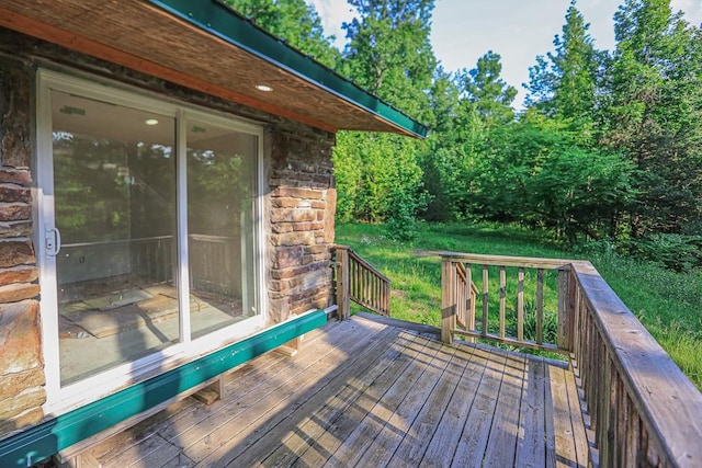1732 Madison Unit 4316, Elkins, AR 72727 - view of wooden deck