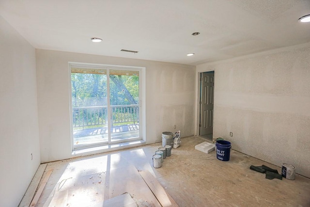 1732 Madison Unit 4316, Elkins, AR 72727 - spare room featuring recessed lighting