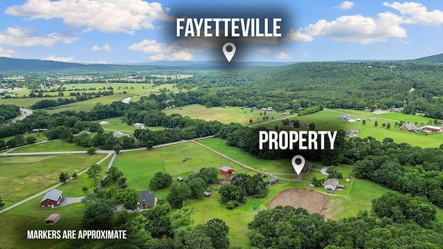 12976 Hummingbird Rd, Elkins, AR 72727 - drone / aerial view