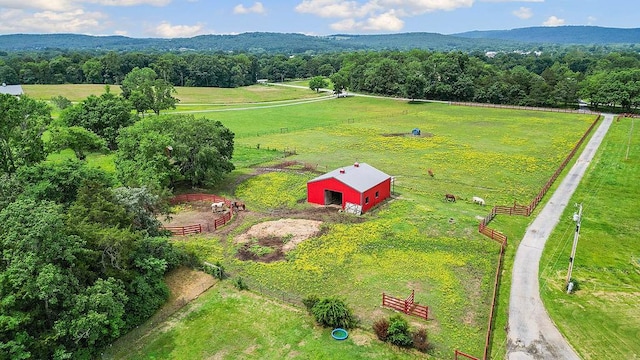 12976 Hummingbird Rd, Elkins, AR 72727 - aerial view of sparsely populated area with agricultural land