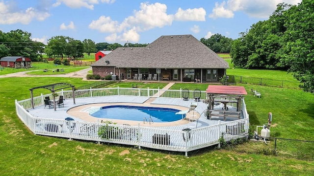 12976 Hummingbird Rd, Elkins, AR 72727 - view of swimming pool