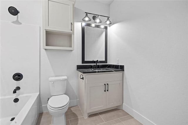 1421 Lee St, Pea Ridge, AR 72751 - full bathroom with vanity, tile patterned floors, and  shower combination