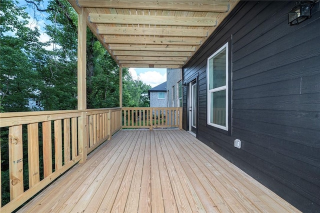 1421 Lee St, Pea Ridge, AR 72751 - view of wooden deck