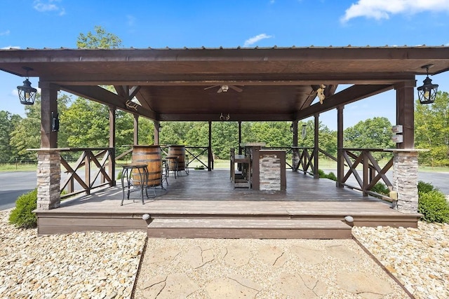 19537 Eastfork Ln, Gravette, AR 72736 - view of community featuring a wooden deck