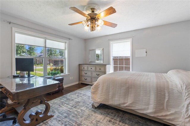 4 Hillcrest Dr, Holiday Island, AR 72631 - bedroom with wood finished floors and baseboards