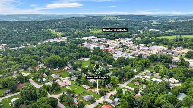 404 Hargis St, Huntsville, AR 72740 - drone / aerial view of a mountainous background
