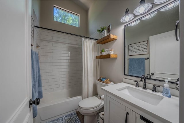6 Muker Ln, Bella Vista, AR 72714 - full bath with vanity, toilet, and shower / bathtub combination with curtain