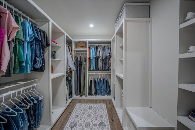 6 Muker Ln, Bella Vista, AR 72714 - walk in closet featuring wood finished floors