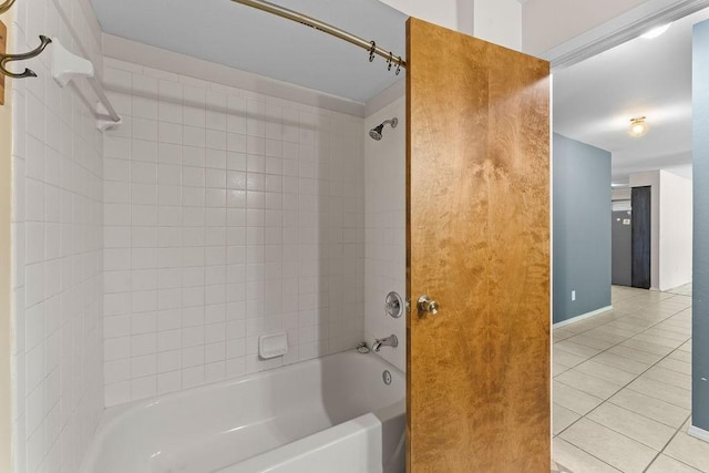 10 Magrath Ln, Bella Vista, AR 72715 - bathroom with tile patterned flooring and shower / bath combination