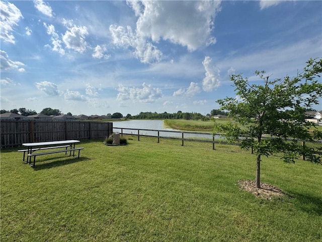 2213 E Fennec St, Siloam Springs, AR 72761 - view of yard with a water view