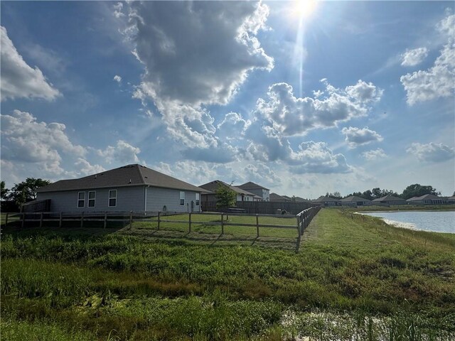 2213 E Fennec St, Siloam Springs, AR 72761 - view of yard featuring a water view