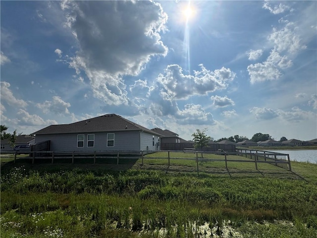 2213 E Fennec St, Siloam Springs, AR 72761 - view of yard with a water view