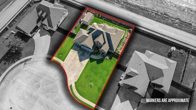 5703 S 66th St, Cave Springs, AR 72718 - view of property location featuring property boundaries highlighted