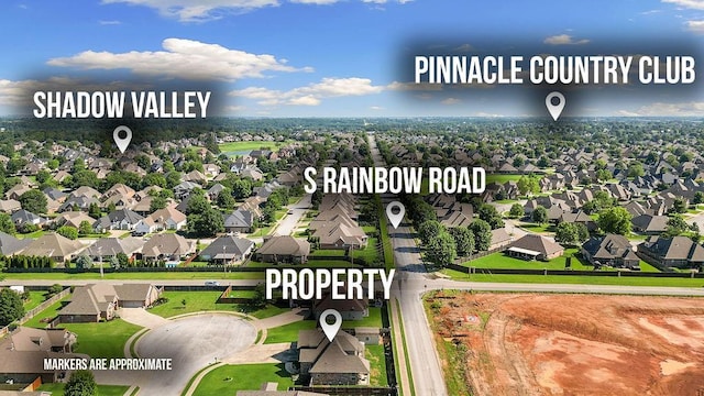 5703 S 66th St, Cave Springs, AR 72718 - aerial view of residential area