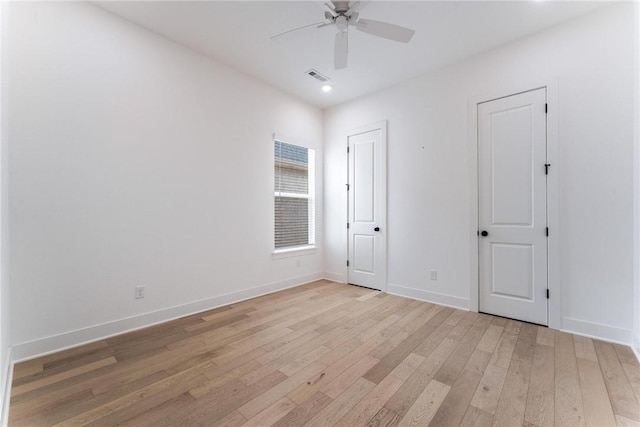 6741 Garden Trail Ave, Springdale, AR 72762 - unfurnished bedroom featuring light wood-style floors, ceiling fan, and recessed lighting