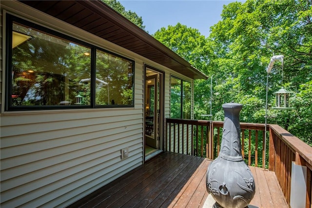 19 Bobwhite Ln, Holiday Island, AR 72631 - view of deck
