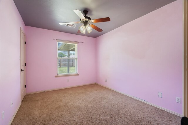1232 Big Oak Dr, Alma, AR 72921 - empty room featuring carpet flooring and a ceiling fan