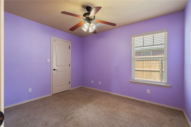 1232 Big Oak Dr, Alma, AR 72921 - empty room with carpet and a ceiling fan