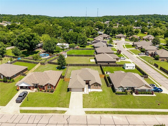 1232 Big Oak Dr, Alma, AR 72921 - aerial view of residential area
