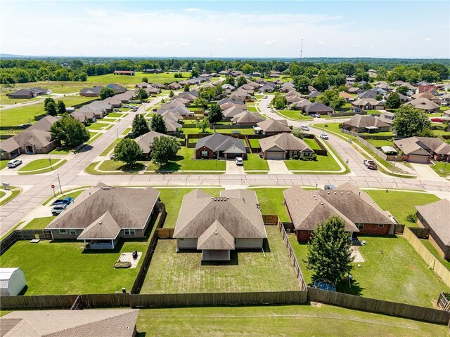 1232 Big Oak Dr, Alma, AR 72921 - aerial perspective of suburban area