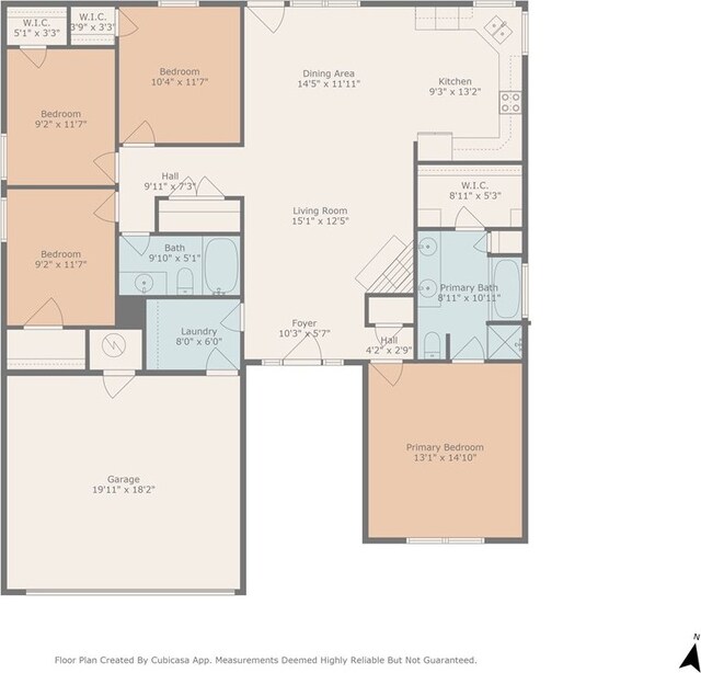 1232 Big Oak Dr, Alma, AR 72921 - view of room layout