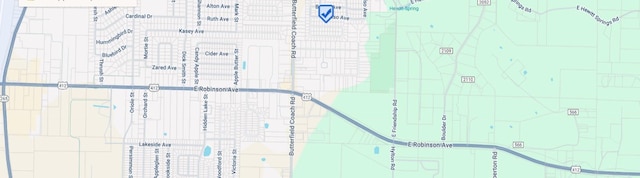 3530 Reynolds Ave, Springdale, AR 72764 - map of property with streets / nearby areas