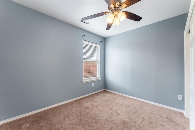 3530 Reynolds Ave, Springdale, AR 72764 - spare room featuring carpet and ceiling fan