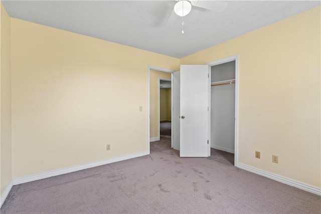 50233 S 725th Rd, Colcord, OK 74338 - unfurnished bedroom featuring carpet floors and ceiling fan