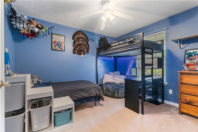 9336 Stonegate Dr, Omaha, AR 72662 - carpeted bedroom featuring ceiling fan