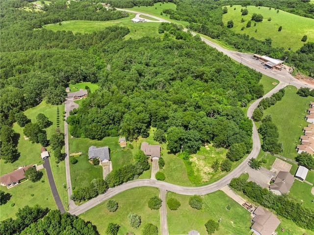 9336 Stonegate Dr, Omaha, AR 72662 - aerial view of a heavily wooded area