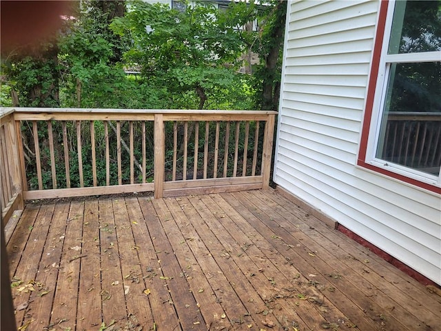 1112 Rush Ave, Harrison, AR 72601 - view of wooden terrace