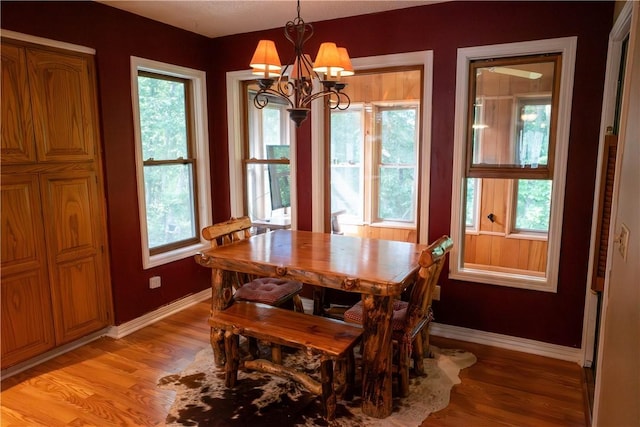 5 Coatbridge Ln, Bella Vista, AR 72715 - dining room featuring a chandelier, light wood-style floors, and healthy amount of natural light