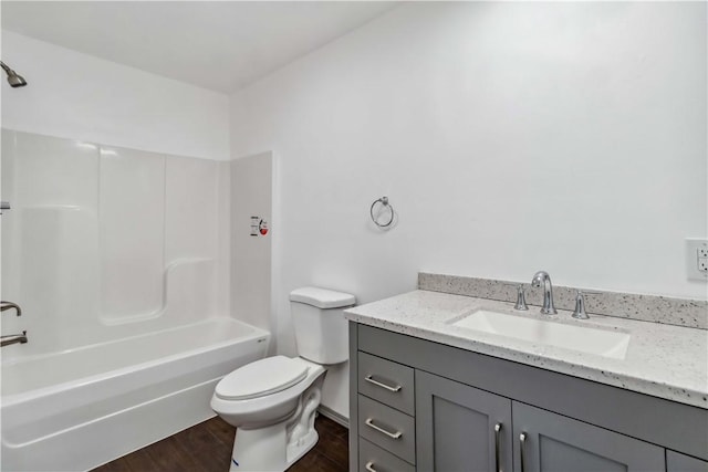17707 12th Hwy, Rogers, AR 72756 - bathroom with vanity, wood finished floors, and washtub / shower combination