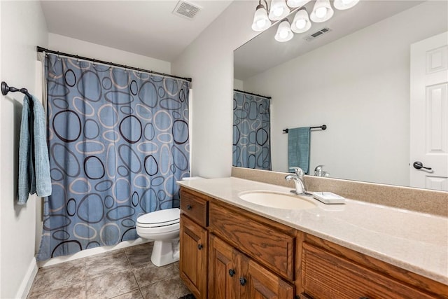 793 Buckhead Ave, Springdale, AR 72764 - bathroom featuring vanity, a shower with curtain, and tile patterned floors
