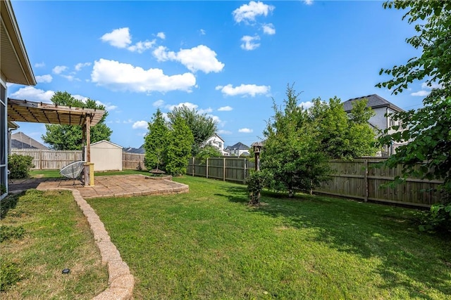 2301 SW Farringdon Ave, Bentonville, AR 72713 - fenced backyard with a patio area and a pergola