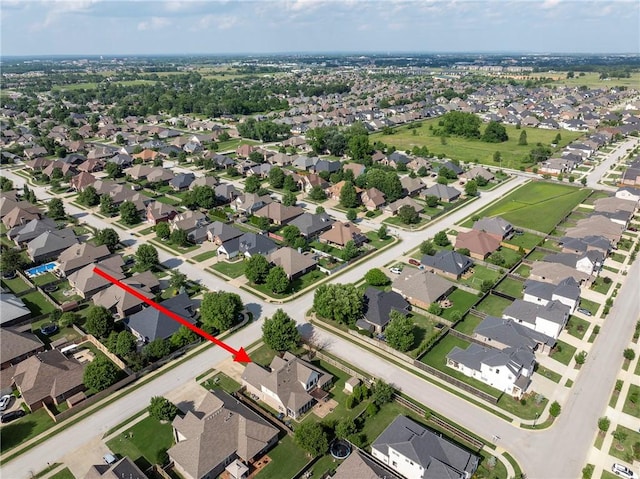 2301 SW Farringdon Ave, Bentonville, AR 72713 - aerial overview of property's location with nearby suburban area