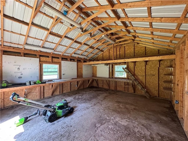 7792 Bubbling Springs Rd, Harrison, AR 72601 - miscellaneous room with plenty of natural light and lofted ceiling