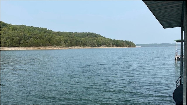8715 Rambo N Rd, Rogers, AR 72756 - water view featuring a heavily wooded area