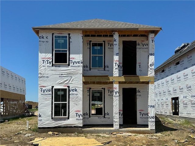4460 W Bronco Dr, Fayetteville, AR 72704 - property under construction with a shingled roof