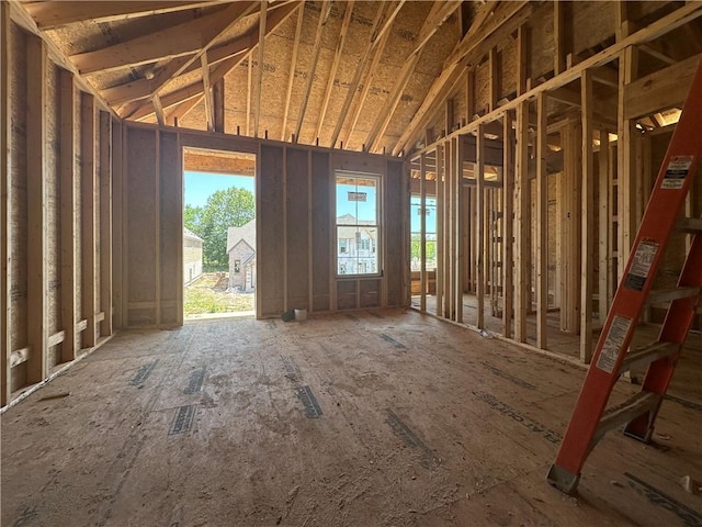 4460 W Bronco Dr, Fayetteville, AR 72704 - misc room with vaulted ceiling