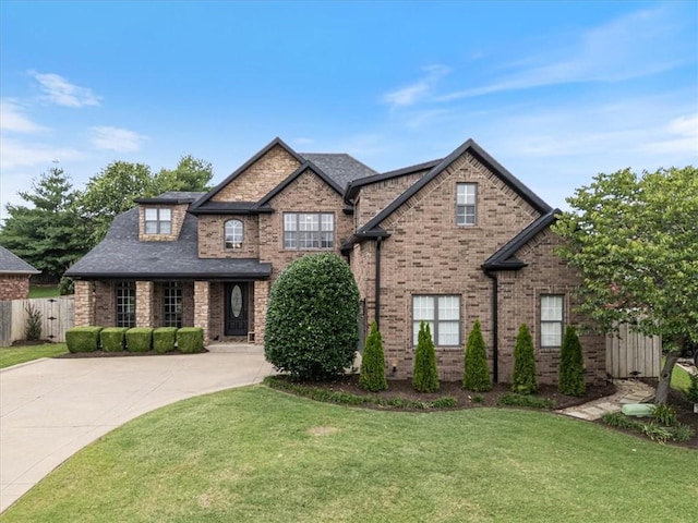 5208 43rd St, Rogers, AR 72758 - view of front of property featuring brick siding and driveway