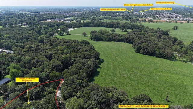 14269 Lake Forrest Heights Rd, Siloam Springs, AR 72761 - view of rural area