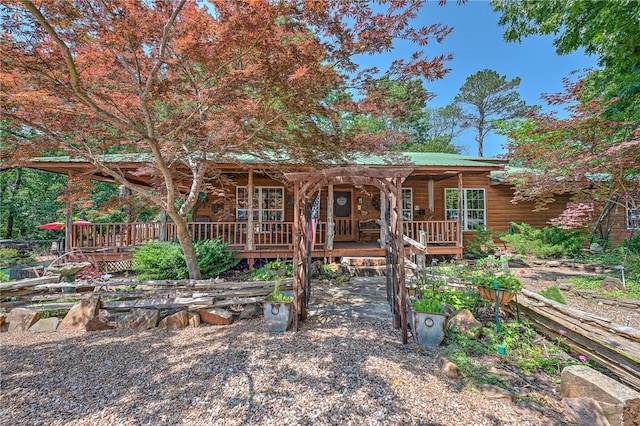 8092 Fain Dr, Rogers, AR 72756 - view of front of home featuring a metal roof