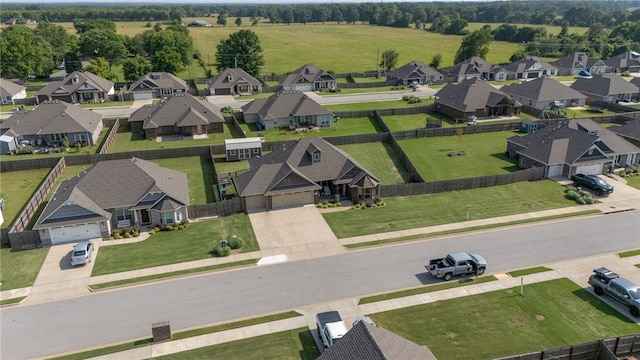 1705 Tull Dr, Pea Ridge, AR 72751 - aerial perspective of suburban area