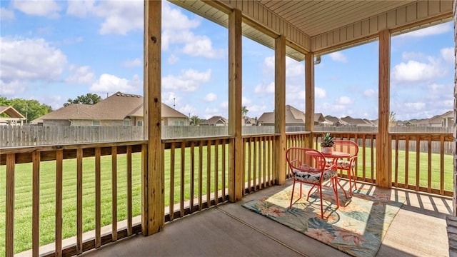 1705 Tull Dr, Pea Ridge, AR 72751 - sunroom with a residential view