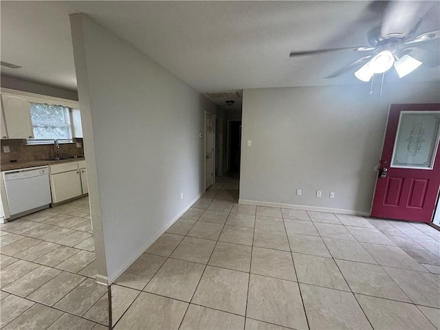 1010 Tori Ln, Beebe, AR 72012 - unfurnished room featuring light tile patterned floors and a ceiling fan