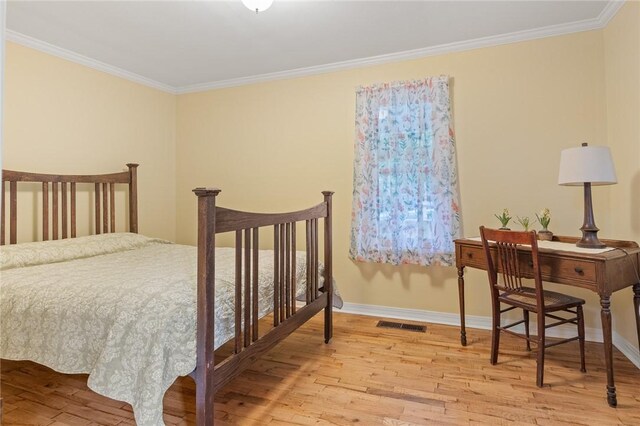 247 NC-3600, Western Grove, AR 72685 - bedroom with crown molding and wood finished floors