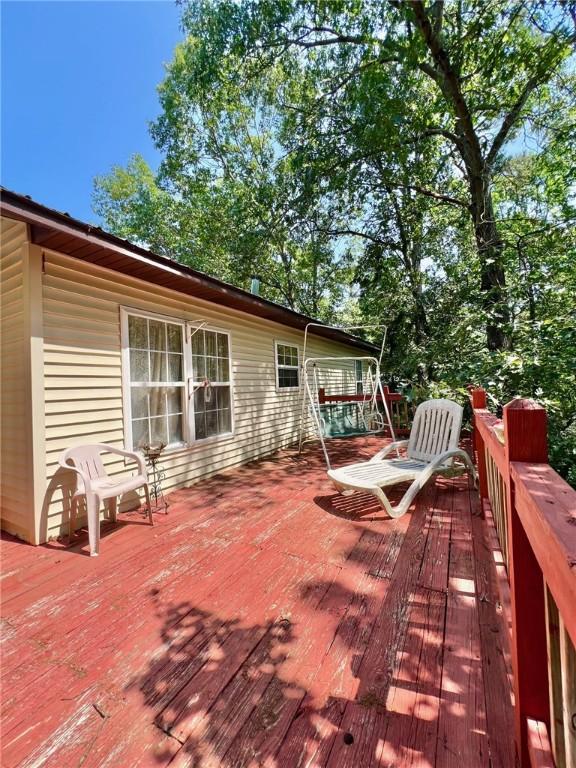 107 Jay Ln, Eureka Springs, AR 72632 - view of deck