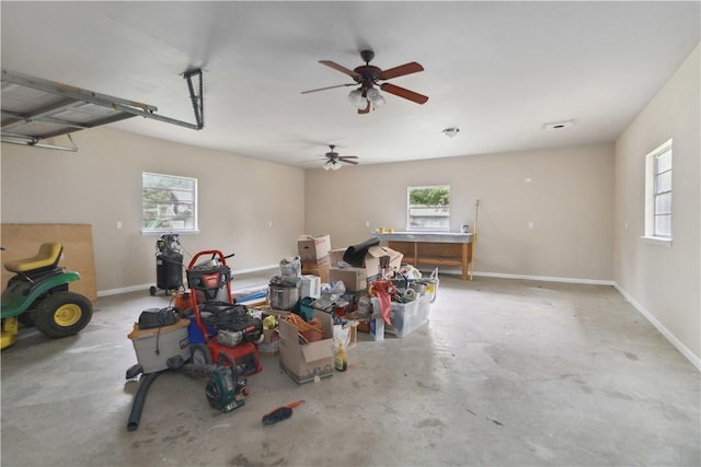 713 Carlton St, Springdale, AR 72762 - garage with baseboards