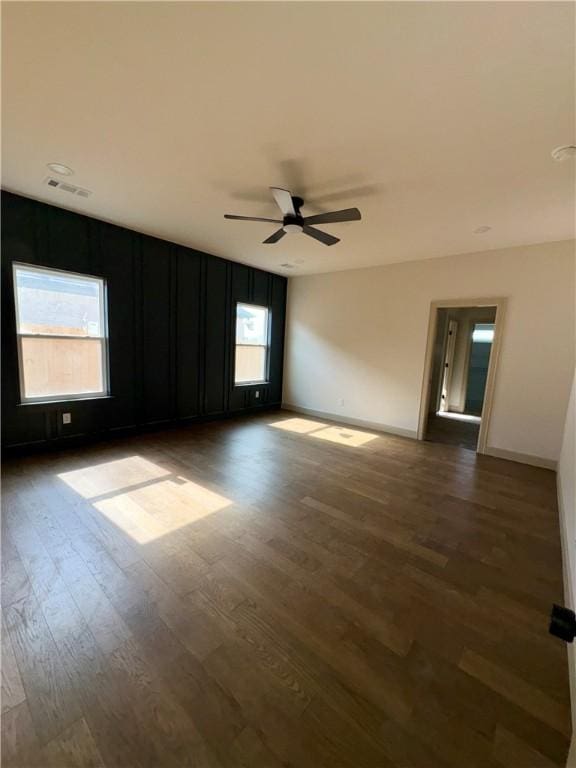 825 Bellagiola, Tontitown, AR 72762 - unfurnished room featuring wood finished floors and ceiling fan